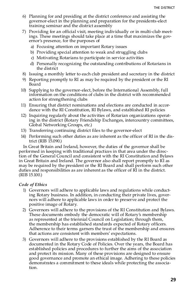 Rotary Manual of Procedures 20102013