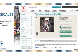 S
Expérience à
ivre
Convivialité
USICALES
KAYSE
 