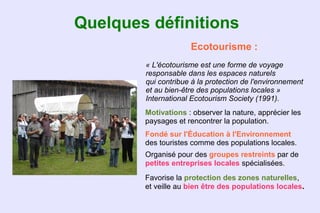 MOPA et Parc Naturel des Landes de Gascogne - Formation 22 et 23 novembre 2012 - Enjeux définitions  représentations 2012