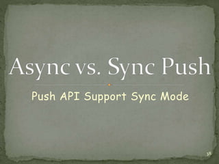 Push API Support Sync Mode
38
 