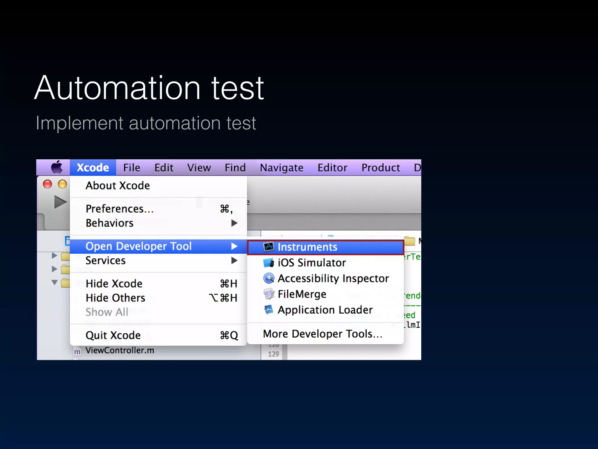 Automation test 
Implement automation test 
 