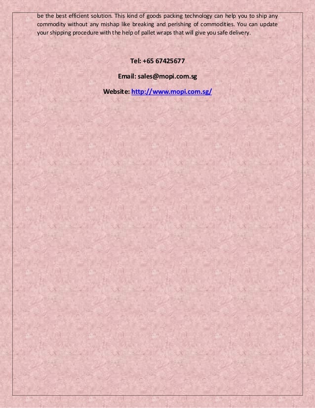 Know the Uses of Packing Materials Singapore