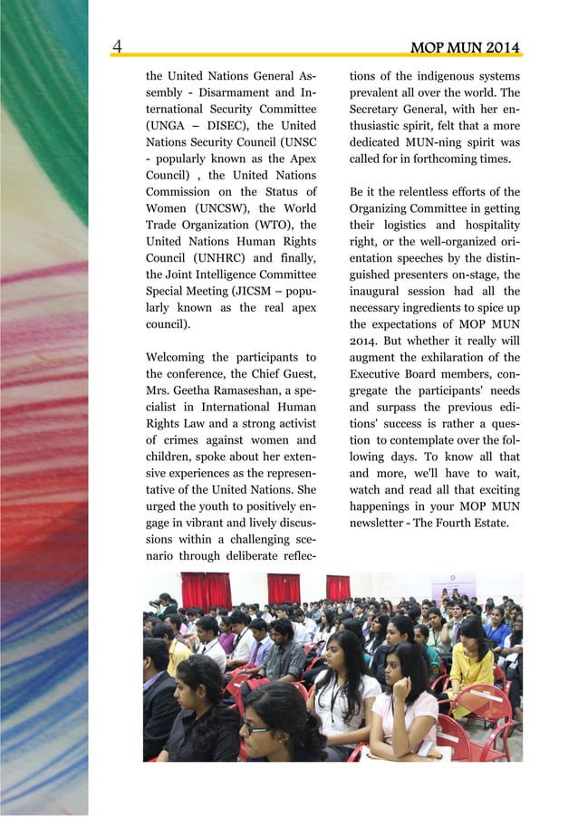 International Press, MOP MUN 2014