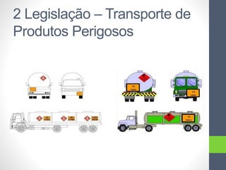 2 Legislação – Transporte de
Produtos Perigosos
 