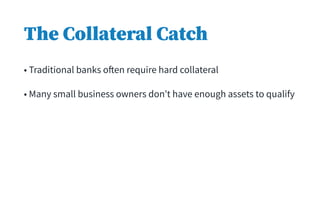 What to Do When Banks Ask for Collateral You Don’t Have | PDF