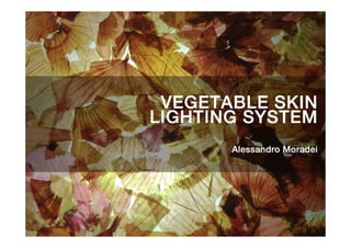 Alessandro Moradei_Vegetableskinlightingsistem
