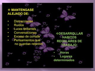 MANTENGASE ALEJADO DE: