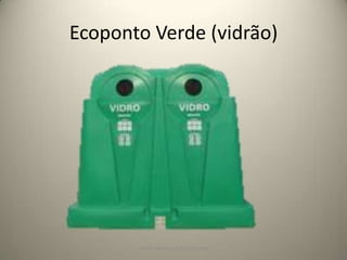 Ecoponto Verde (vidrão)




       Escola Básica 2,3 de S.Torcato
 
