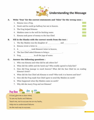 Moral values-6 CLASS - SIX | PDF