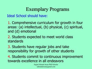Moral and character education by sajjad awan | PPTX
