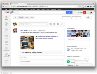 Monday, March 11, 13
 