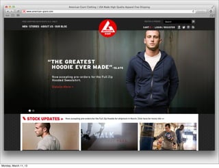 Monday, March 11, 13
 