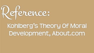 Kohlberg's Theory on Moral Development