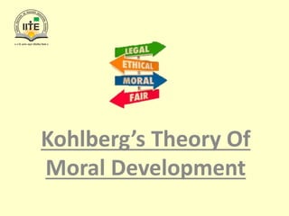 Kohlberg’s Theory Of
Moral Development
 