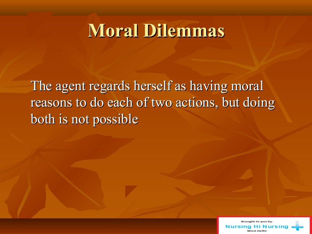 Moral Dilemmas