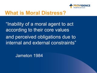 Moral Distress and Medical Futility | PPT
