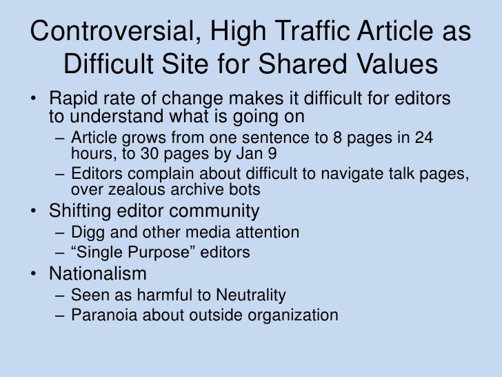 Moral Economy Of Wikipedia