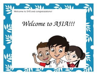 Welcome to AJIA!!!
 