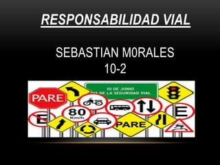 RESPONSABILIDAD VIAL
SEBASTIAN M0RALES
10-2
 