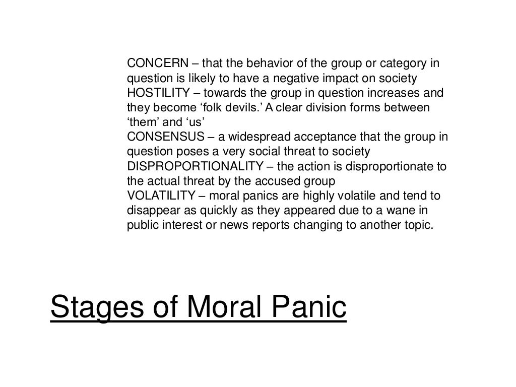 Moral panic