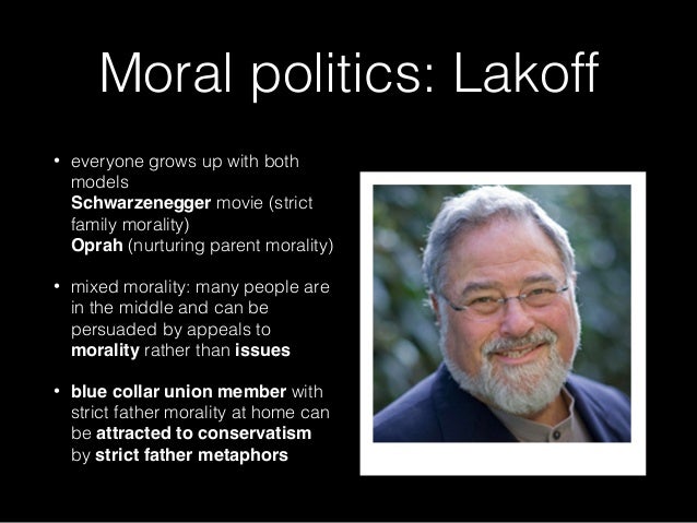 Moral politics