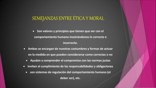Moral y moralidad