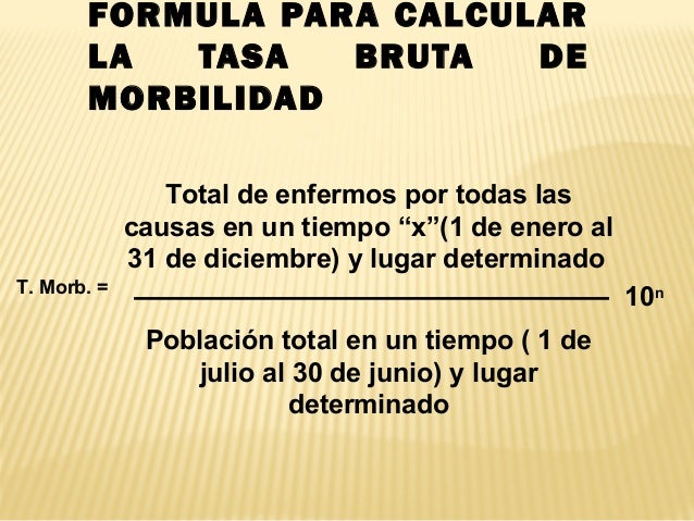 Morbilidad