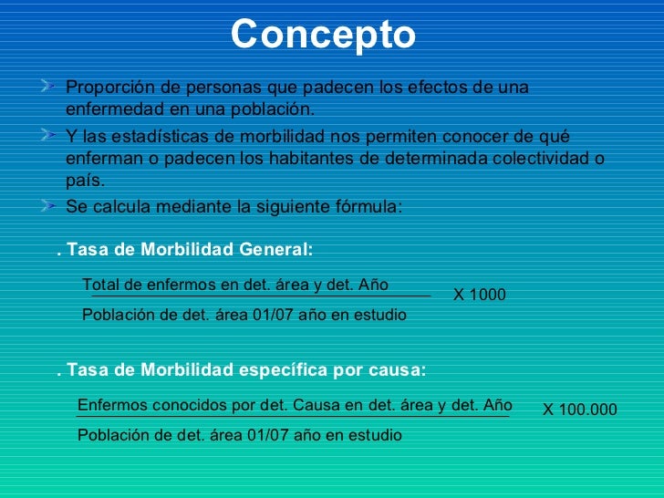 Morbilidad