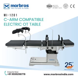 C-Arm Compatible Electric OT Table MI-1201