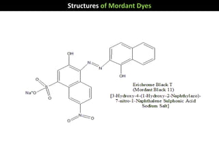 Structures of Mordant Dyes
 