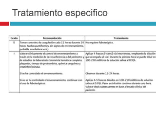 Tratamiento especifico
 