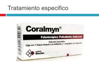 Tratamiento especifico
 