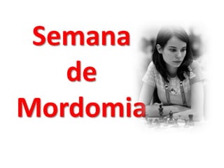 Semana
de
Mordomia
 