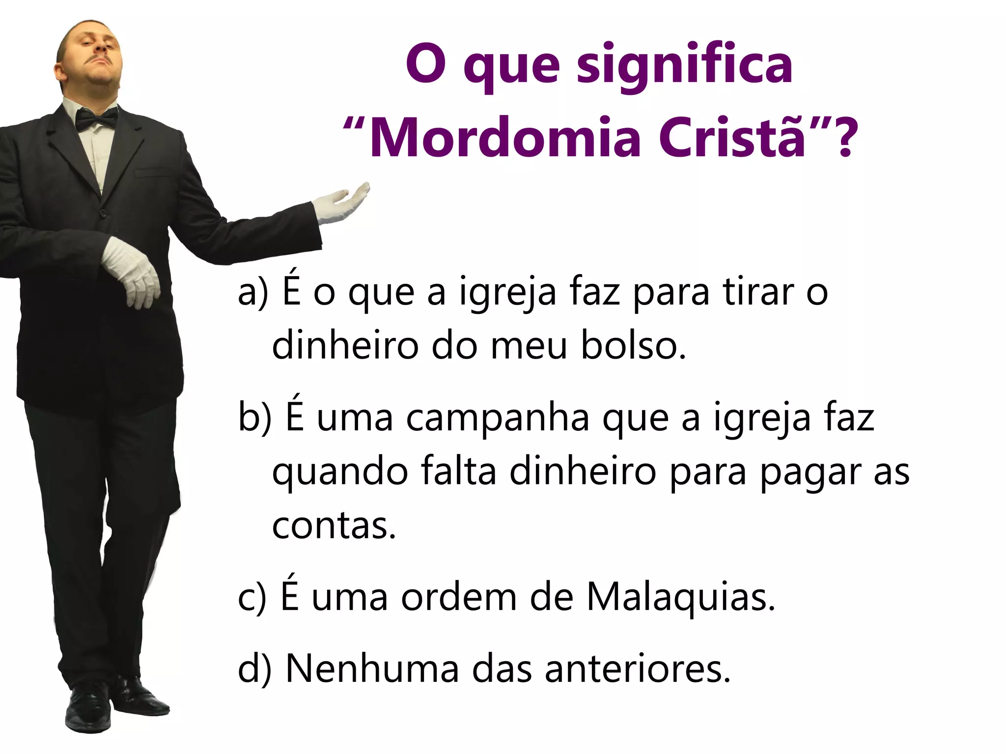 Mordomia Cristã | PPT