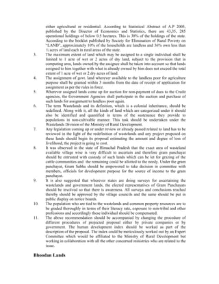 Draft report submitted by the Committee on State Agrarian Relations and Unfinished Task of Land Reforms - Vol. I