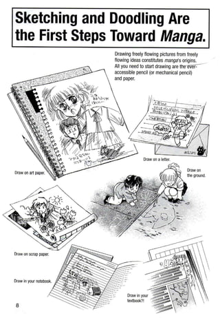 More how to draw manga vol.1.the basics of character drawing | PDF