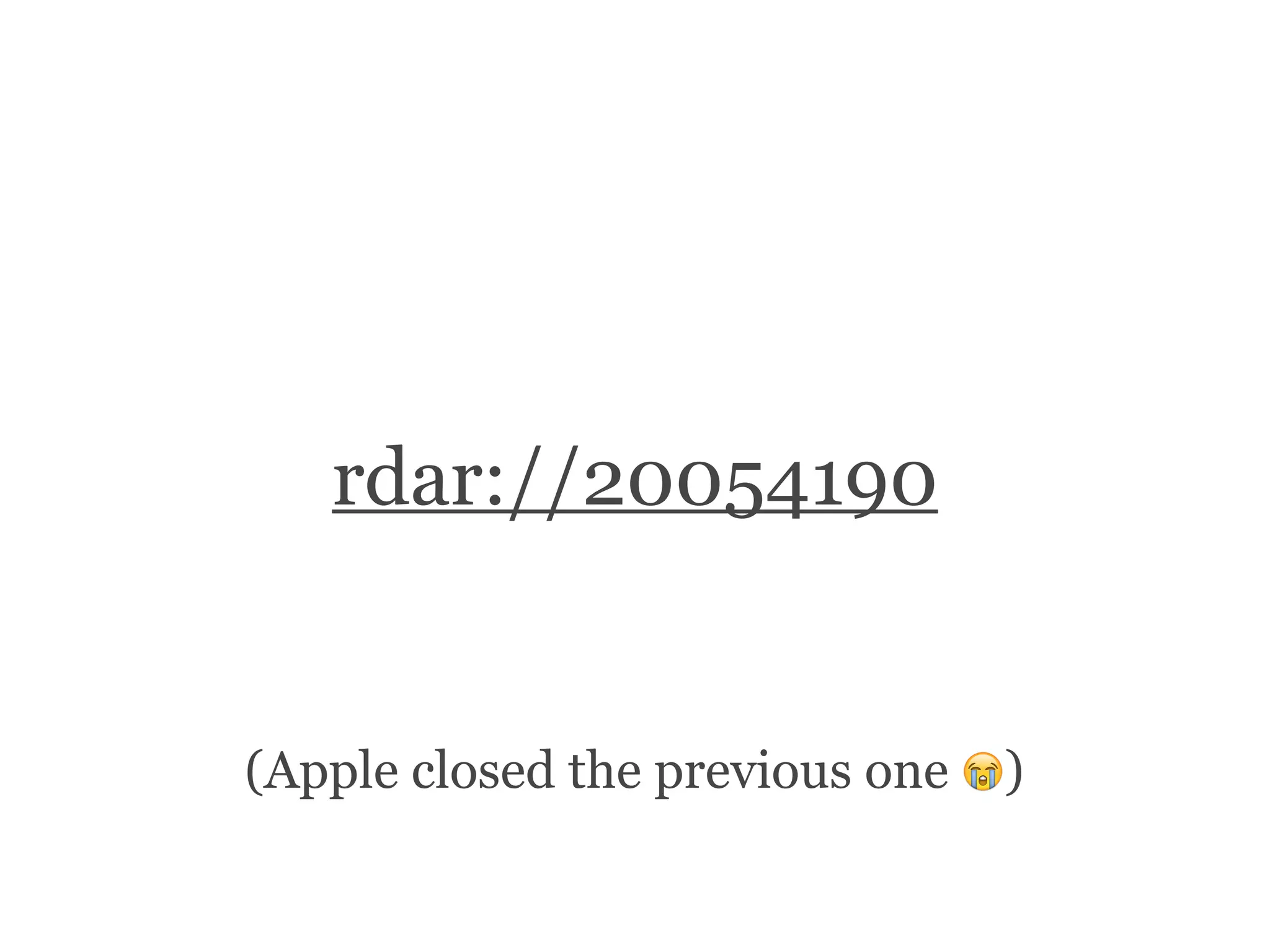 rdar://20054190
(Apple closed the previous one !)
 