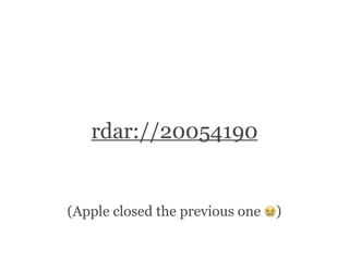rdar://20054190
(Apple closed the previous one !)
 