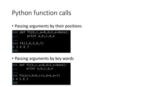 More about functions when using Python for data scince | PPT