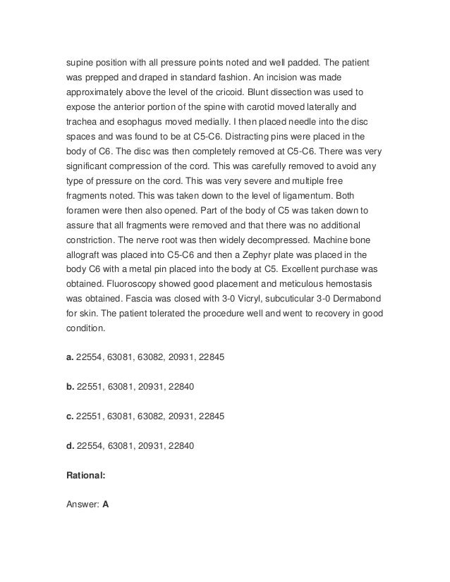 More CPC Sample Exam Questions Comes With Correct Answer And Full R…