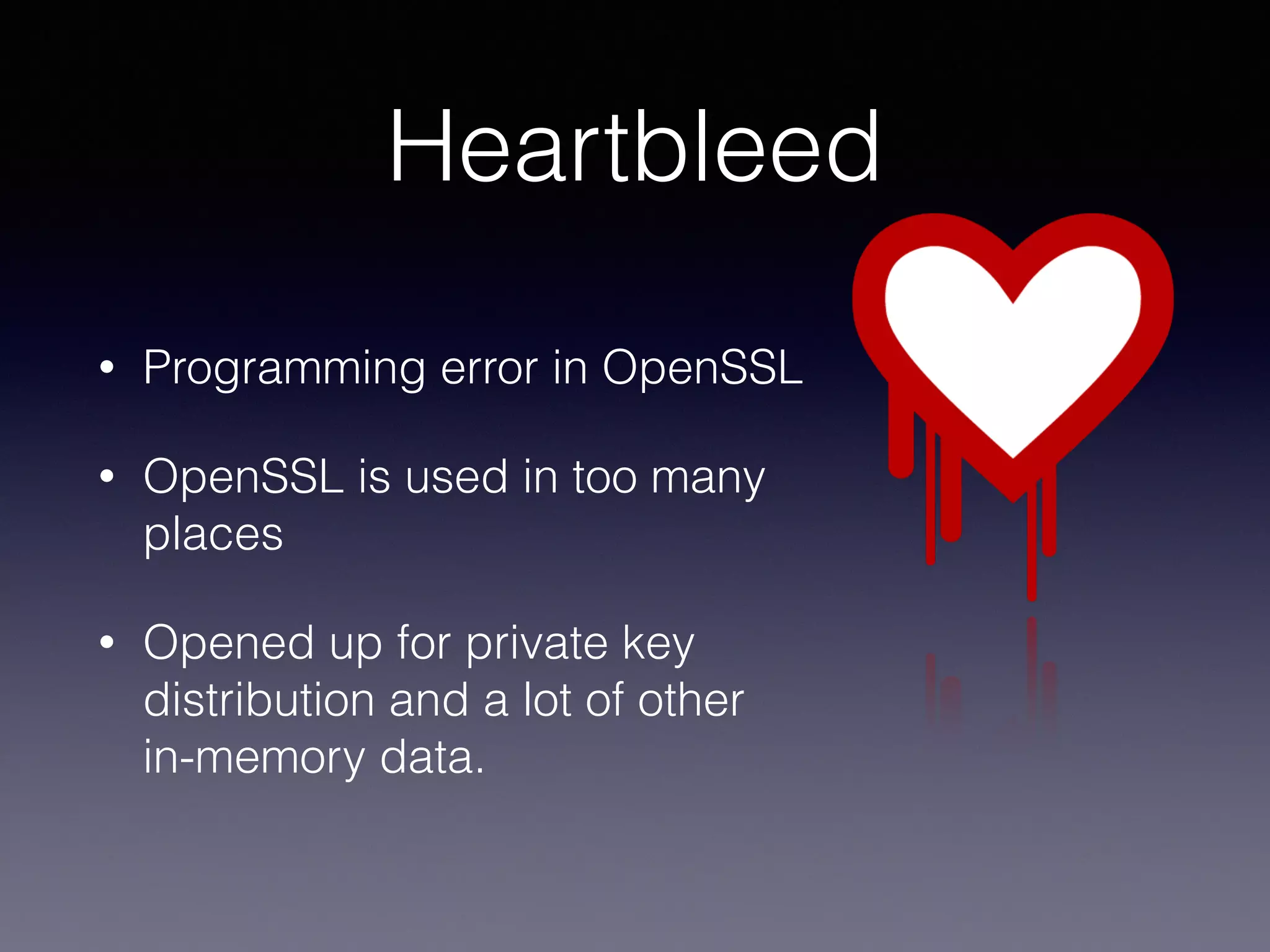 Advice: 
• Use encrypted communication by default 
• Authenticated sessions are better than non-authenticated 
• If you really need confidentiality, check ciphers 
and checksum algorithms 
#MoreCrypto 
 