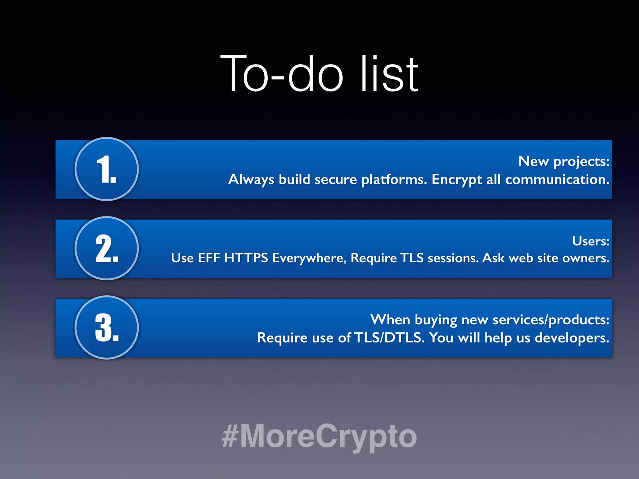 SUMMARY
#MoreCrypto
 
