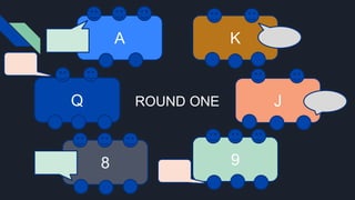 J
Q
A K
9
8
ROUND ONE
 