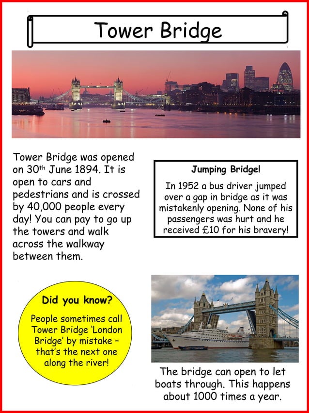 London Fact Sheets | PPT