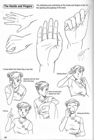(The Hands and Fingers)
5 Poses Where the Hands Play a Key Role
86
The stretching and contracting of the hands and fingers is tied ·~
the opening and gripping of the hand.
 