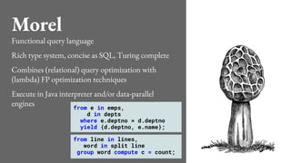 Morel, a Functional Query Language | PDF