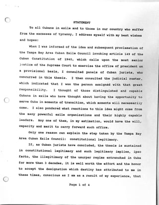 Morell dJuramentación del Dr. José Morell Romeroocumentos