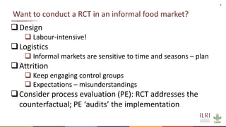 Milk safety and child nutrition: Impacts of the MoreMilk project’s training scheme for informal dairy vendors