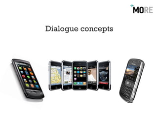 Dialogue concepts
 