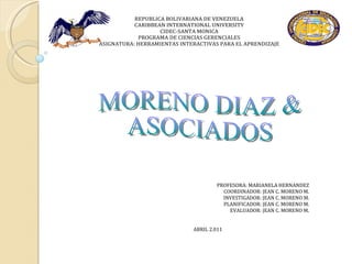 MORENO DIAZ &  ASOCIADOS 